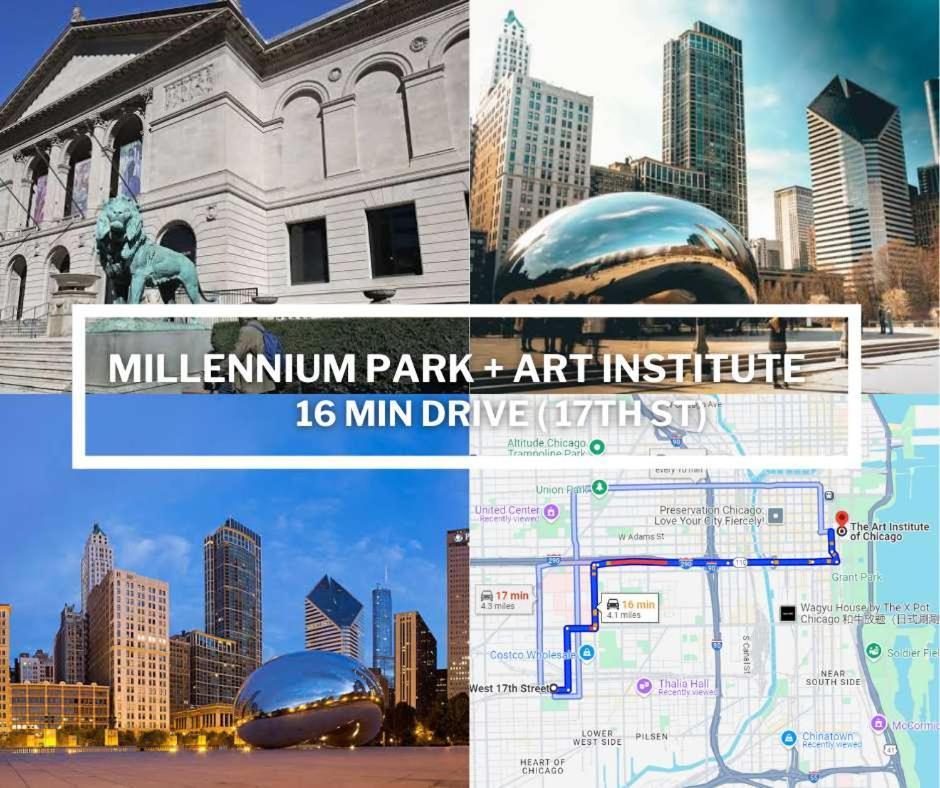 2 Bed & 3 Bath Chicago Condo Exteriör bild