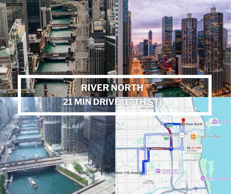 2 Bed & 3 Bath Chicago Condo Exteriör bild